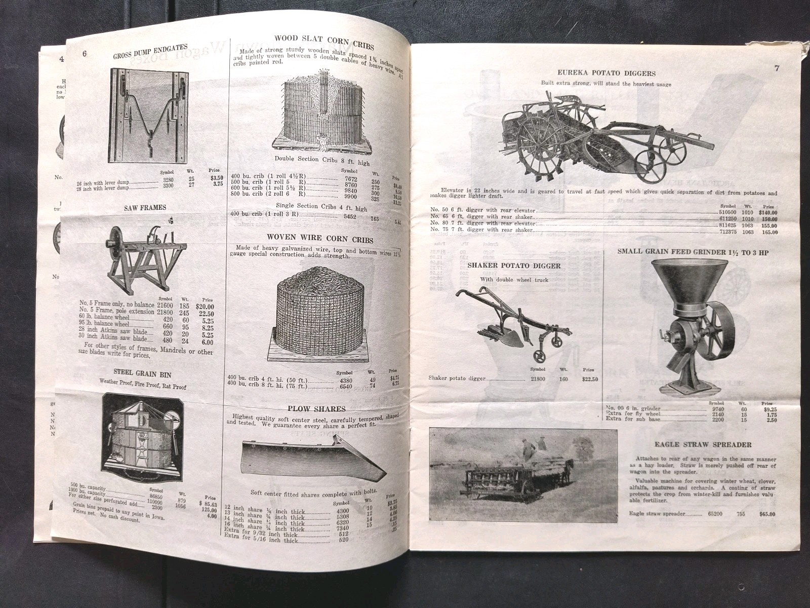 1920s Ketchum Farm equipment Dealer Sales Brochure Advertising Catalog 2pc Lot