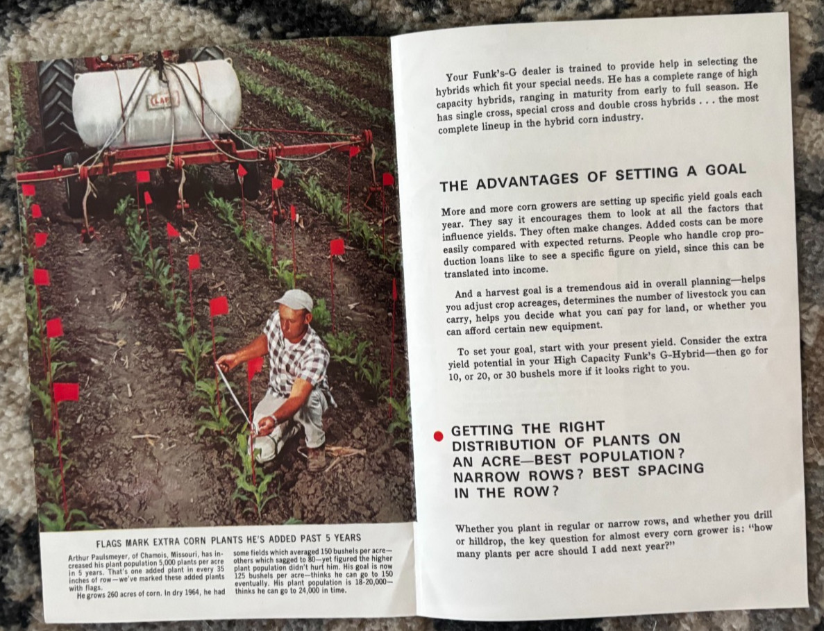 Funk’s Seed Corn Fact Report For 1965 Brochure DCPA26