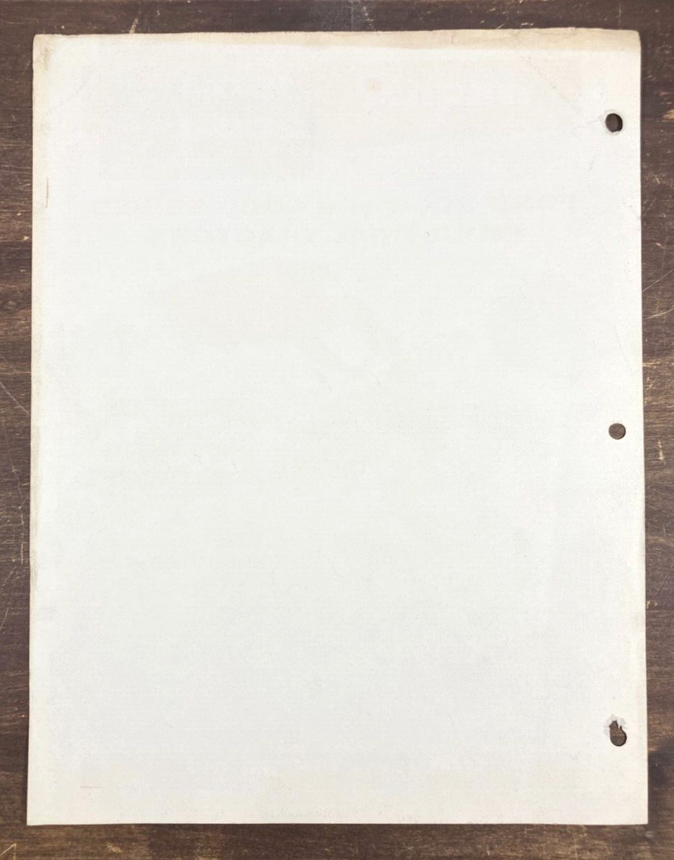 Wagner 150 200-I Loader For Ford Industrial Tractor 2000-4000 50’s Sales Sheet