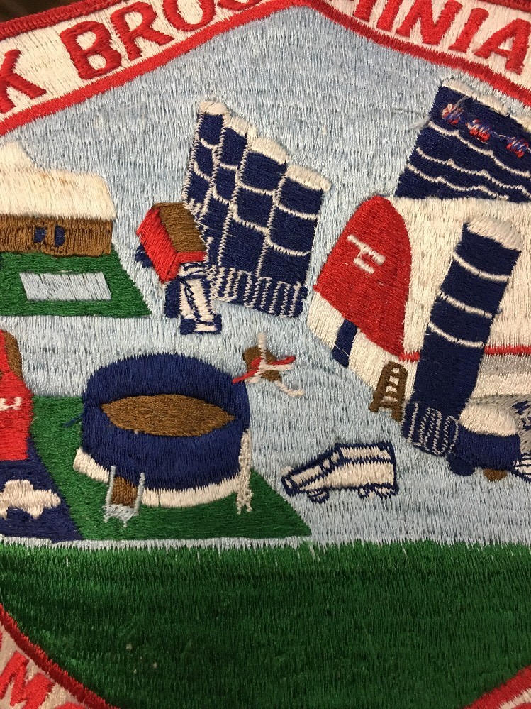 Vintage Patch Fredrick Bros Miniature Farms Oconomowoc, Wi. Large 9″ X 7 1/2″