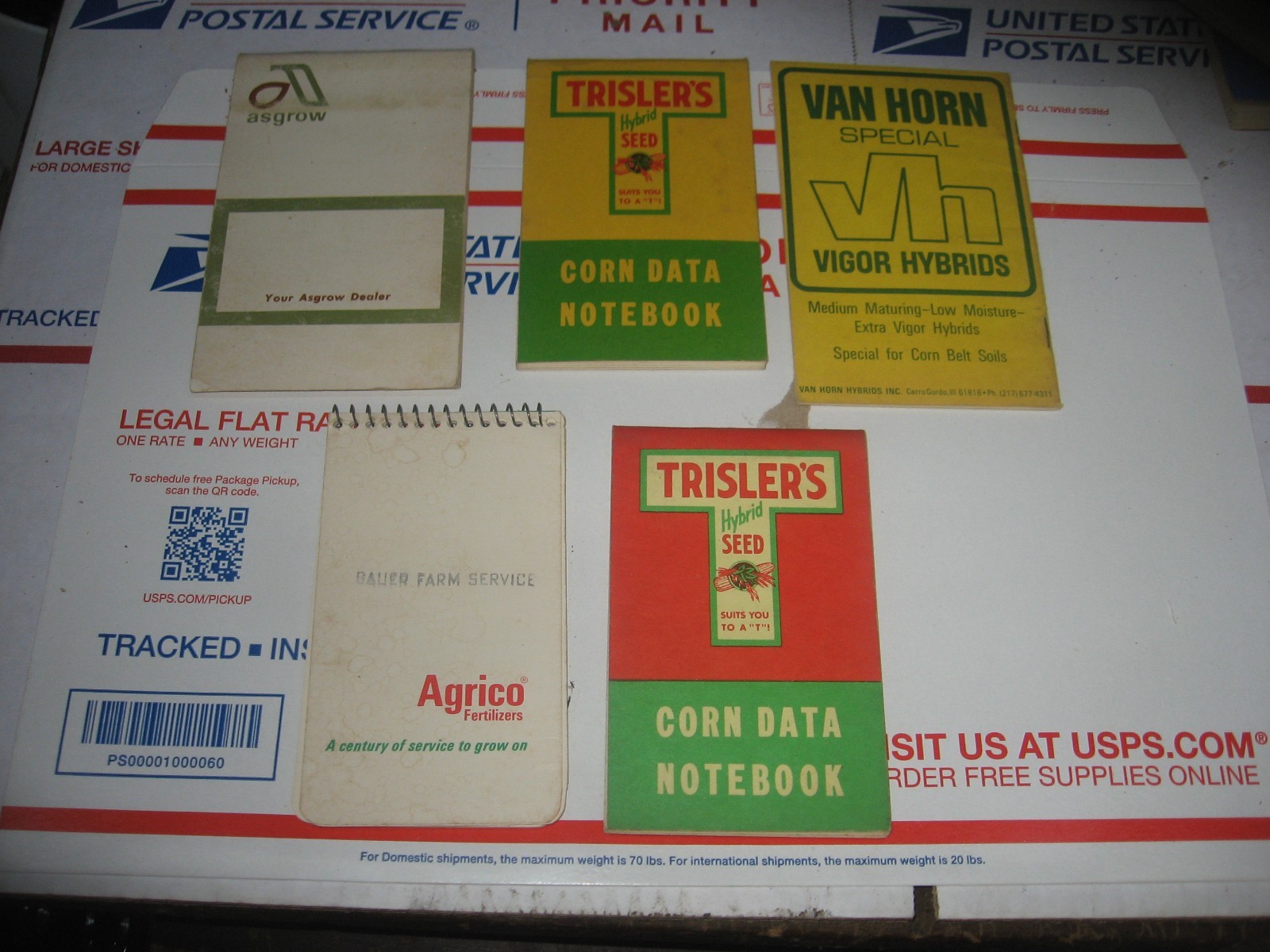 OLD FARM MEMO BOOKS FROM 1960’s {5} ASGROW, TRISLER’S, AND VAN HORN
