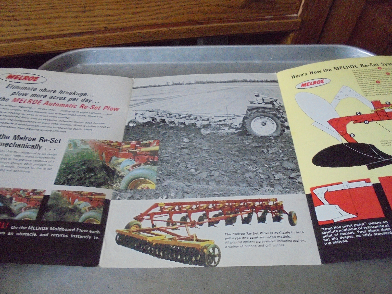 Vintage Melroe Automatic Re-Set Plow Brochure