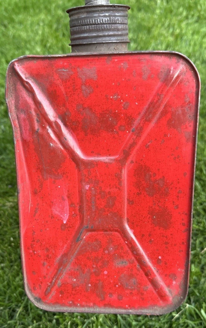 Vintage Jacobsen Metal Fuel Gas Gasoline 2-1/2 Gallon Tank Can Power Mowers