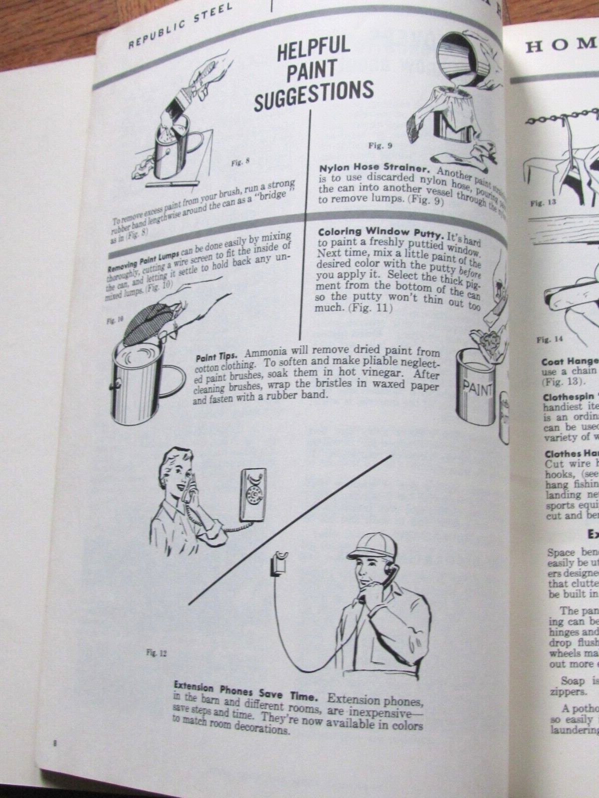 1950’s REPUBLIC STEEL WIRE CO FARM SAFETY HOMEMAKER BROCHURE