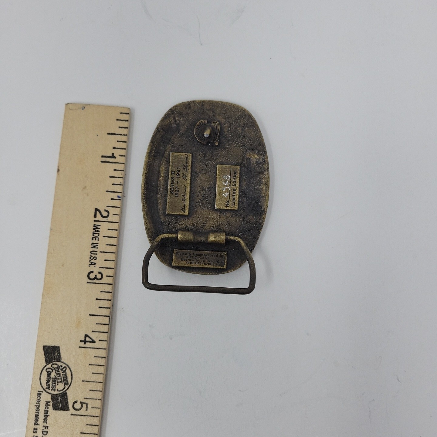 Tisco Belt Buckle Tractor Implement Supply Co. Limited Edition 1991 54yrs