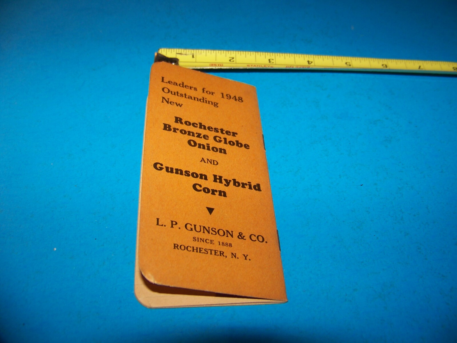 L.P. Gunson & Co. “Seedsmen” “Daily Reminder” Memo Booklet Vintage 1947