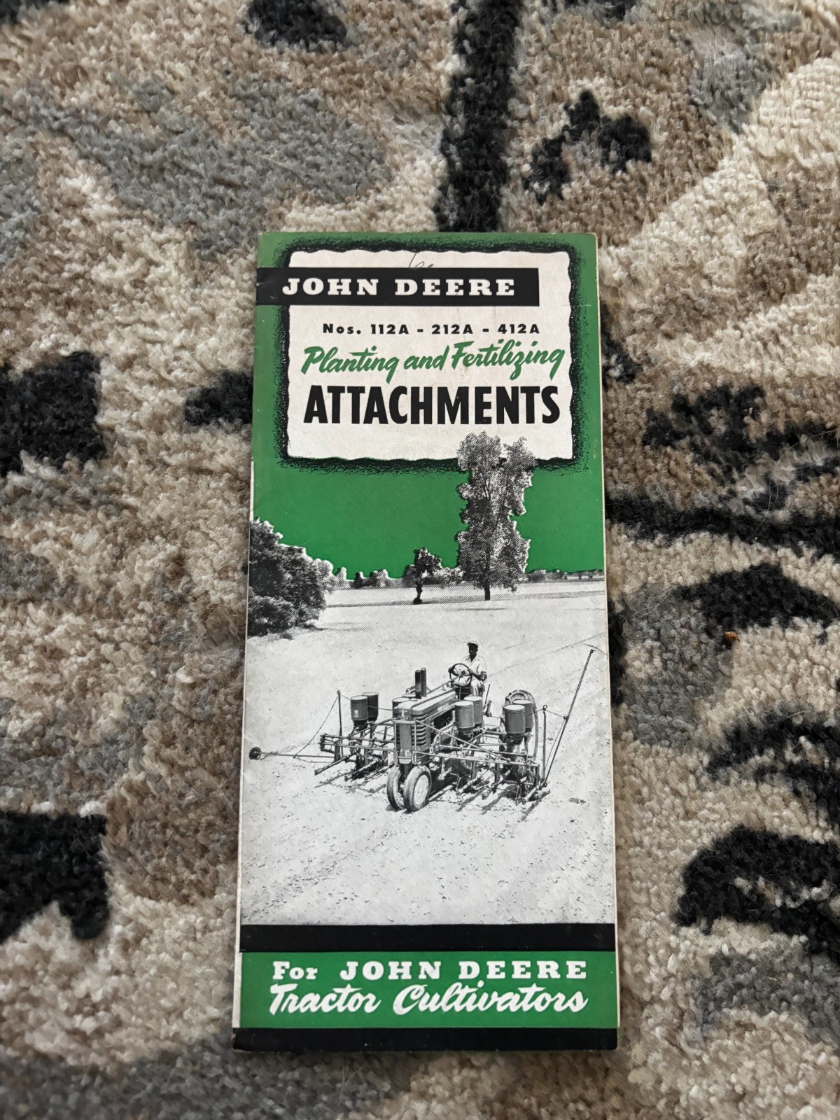 John Deere No. 112A 212A 412A Planting & Fertilizing At For 1949 Brochure DCPA26