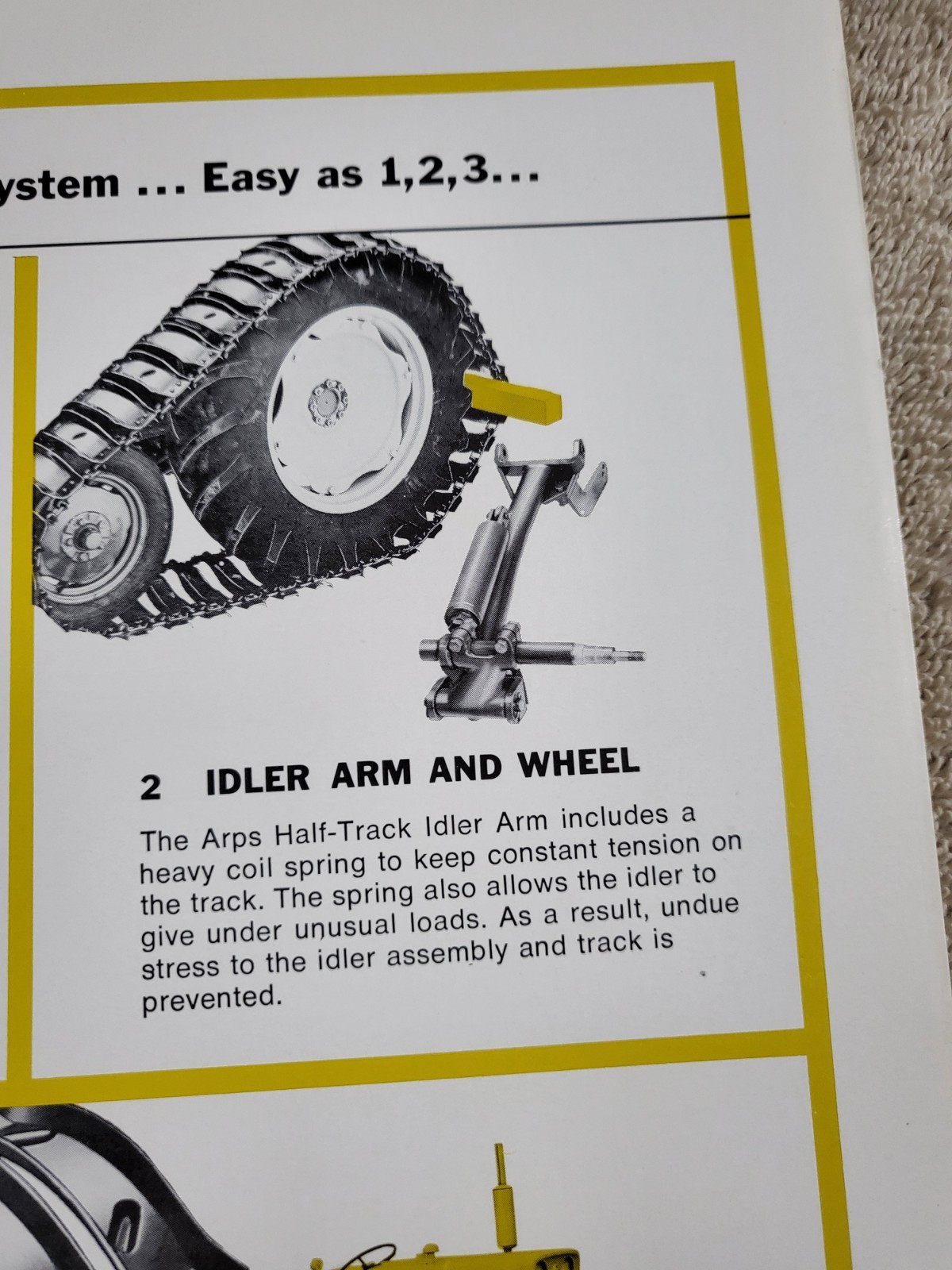 Vintage 1960’s ARPS Tire Traction BROCHURE Allis Chalmers Tractor Oliver IH IHC