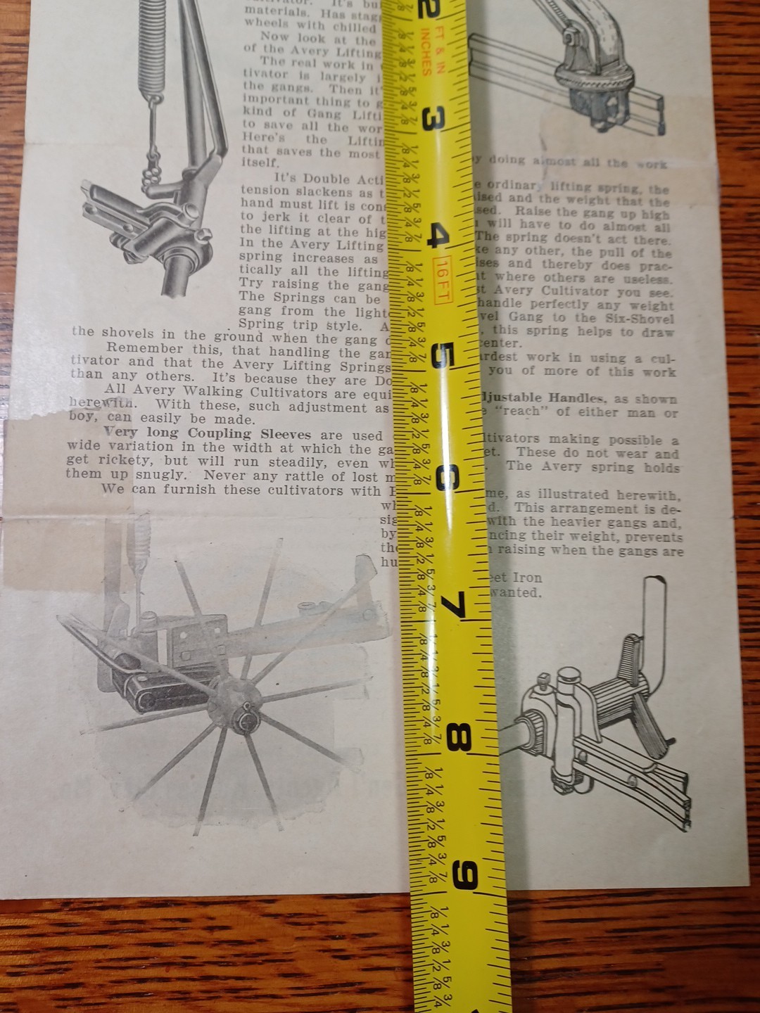 1910’s Avery Mystic Walking Cultivators Dealer Order Sheet RRP 357