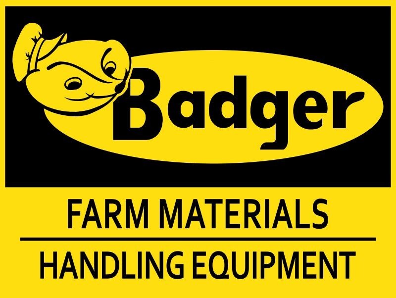 Badger Farm Materials Handling Equipment NEW Sign: 24×30″ USA STEEL XL Size