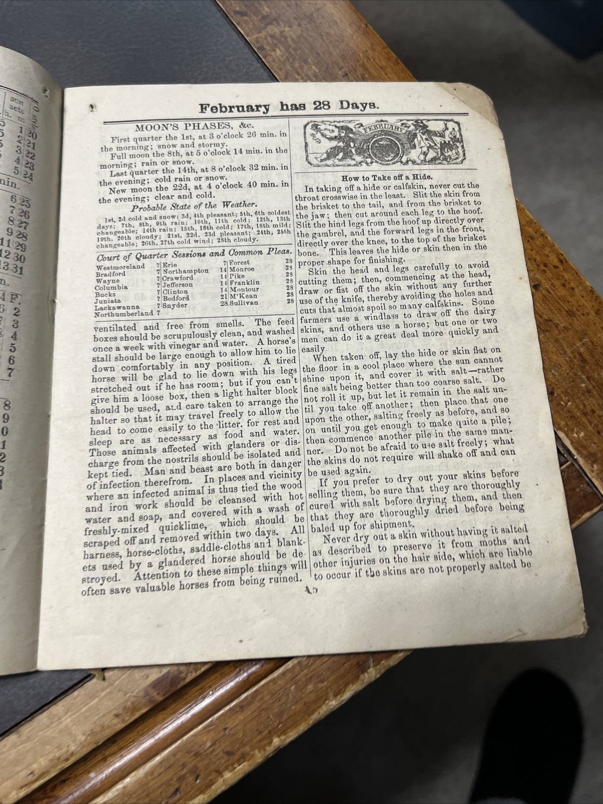 HTF 1887 Lancaster Pa Almanac J. Baer’s & Sons Booksellers