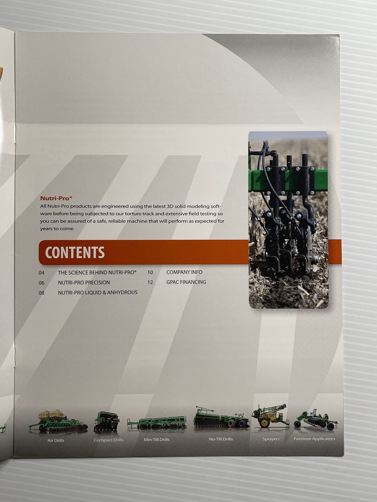 Great Plains Nutri-Pro Application System Sales Brochure (Showroom Sales Book)