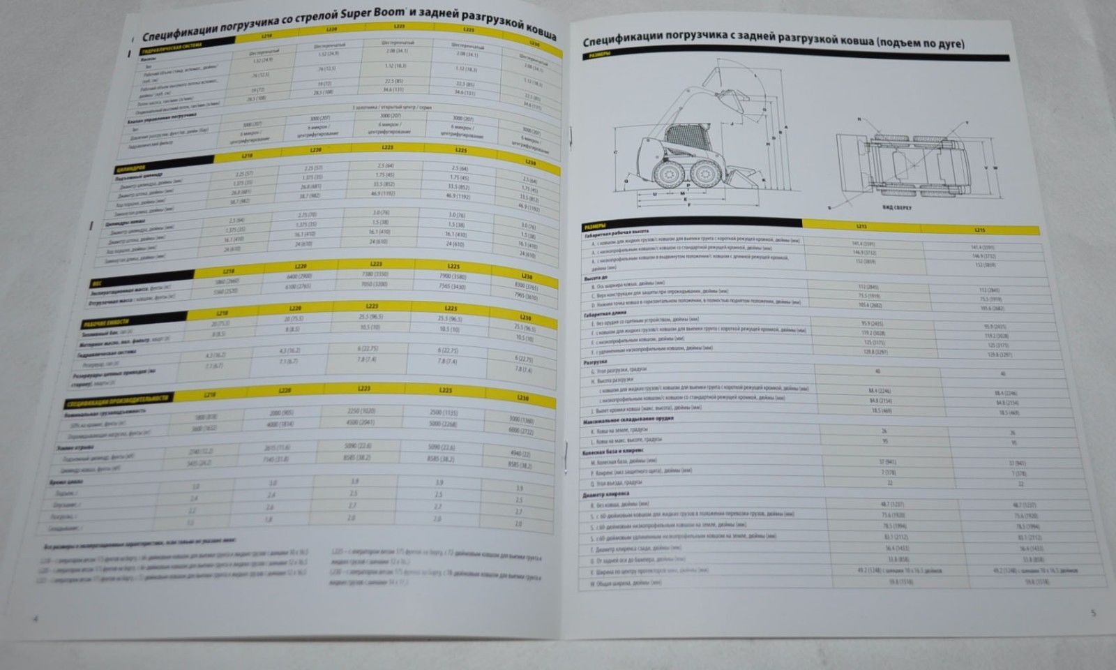New Holland Compact Loader Tractor Russian Brochure Prospekt