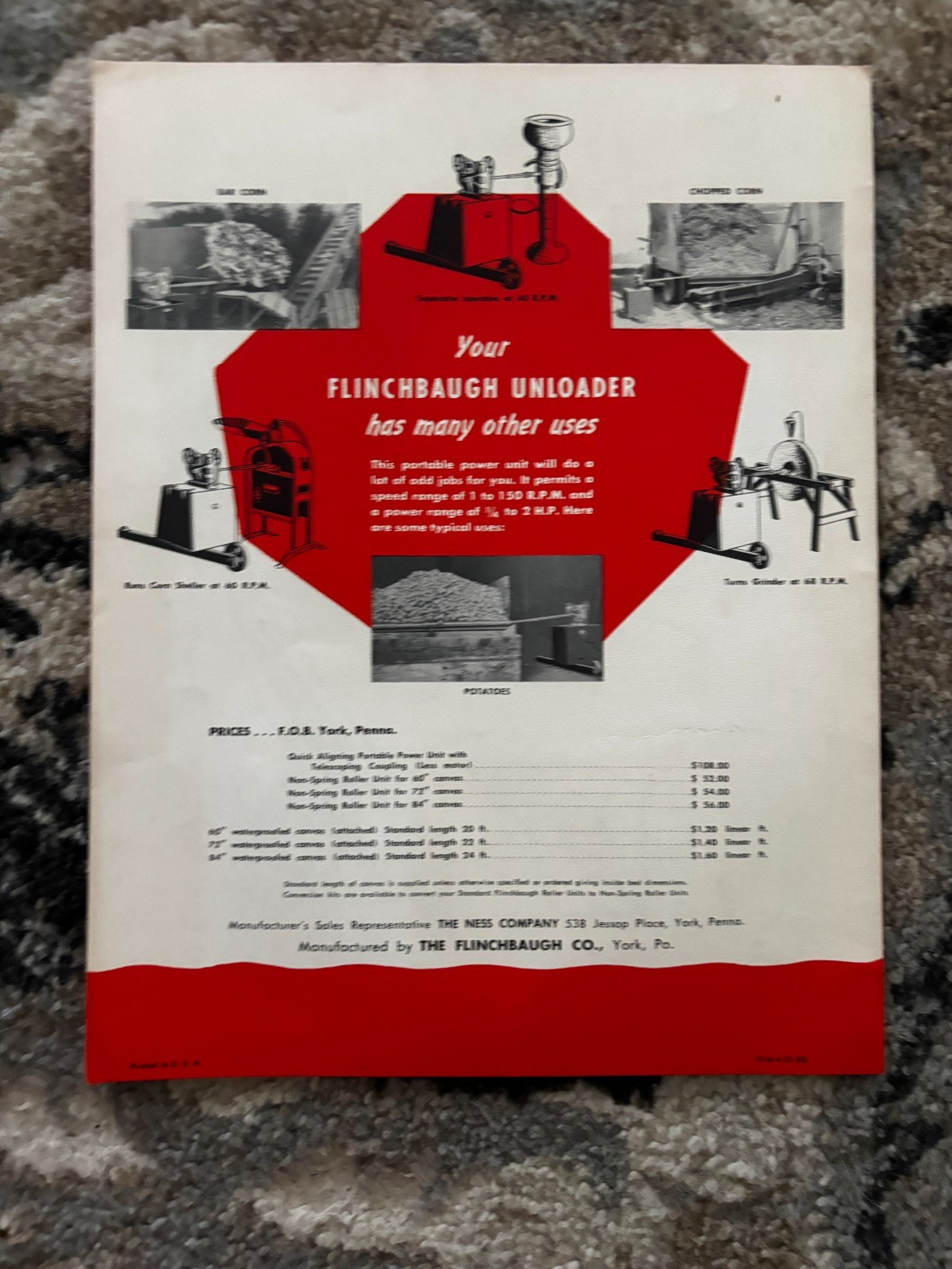 Flinchbaugh Wagon Unloader Brochure DCPA26