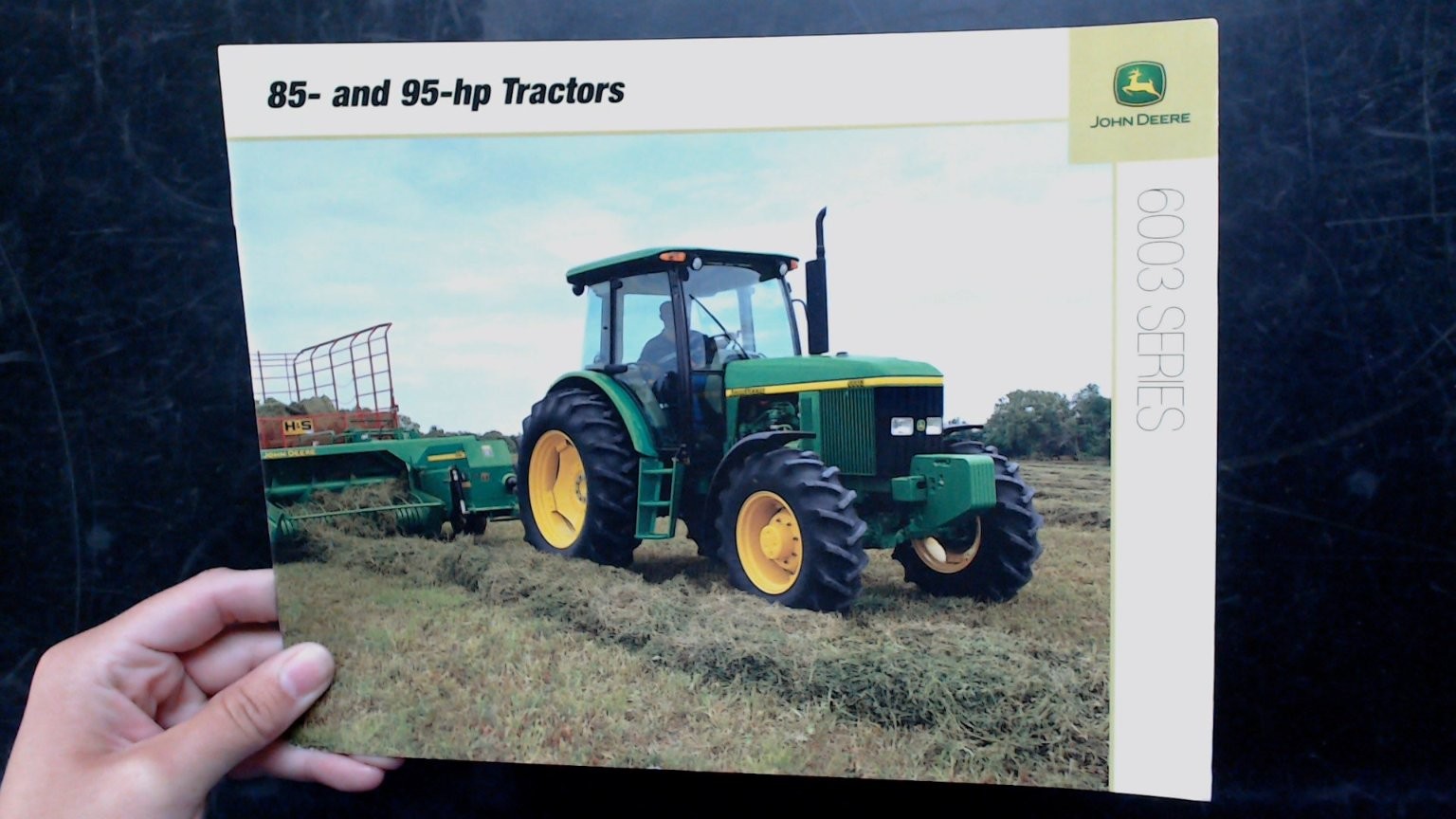 John Deere 6003 Series Brochure 85-95 HP Tractors Agriculture Collectible