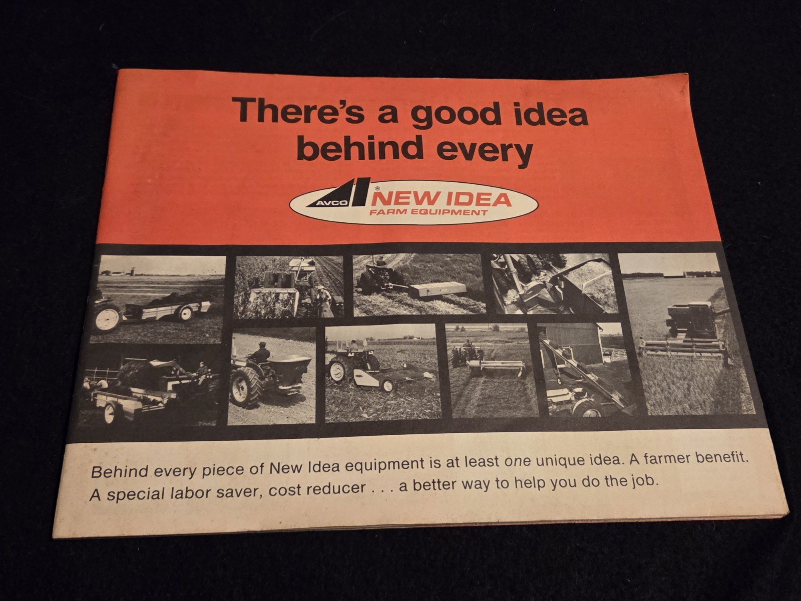 1972 New Idea Equipment Brochure Uni-System Superpicker Madison South Dakota