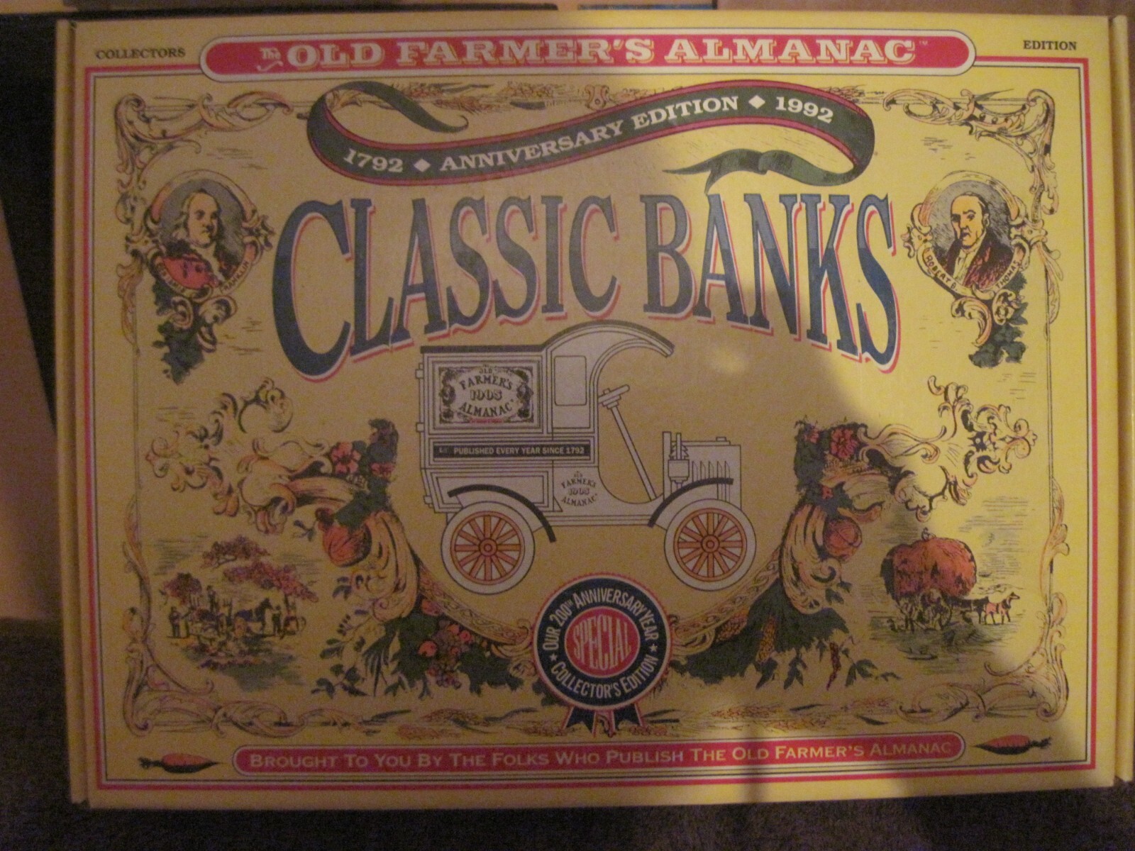 ERTL Farmer’s Almanac Horse and Delivery Wagon, Very Good Condition