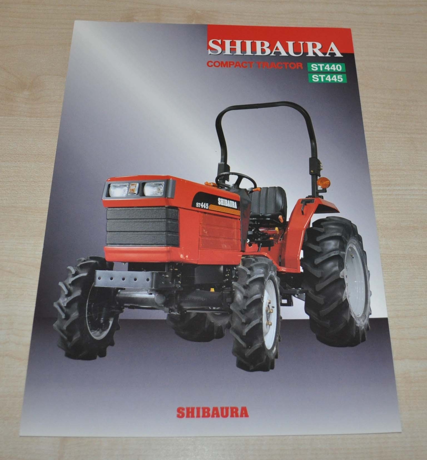 Shibaura Compact ST440 ST445 Tractor Japanese Brochure Prospekt ENG