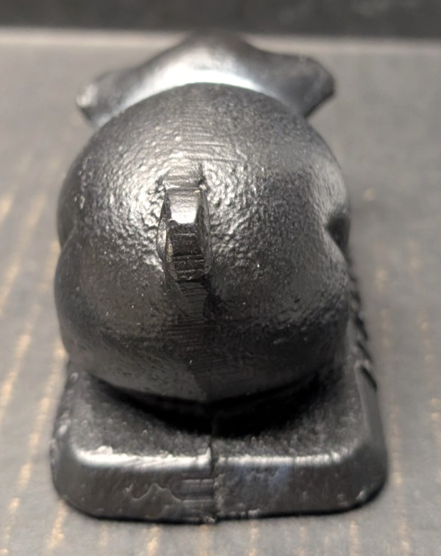 Cast Iron Pig Paperweight The Foundry Collection Mankato MN Advertising 4.5″L