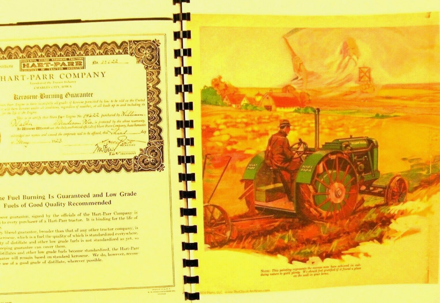 Hart-Parr Sales Manual the New Models as well as the old 69 Pgs.