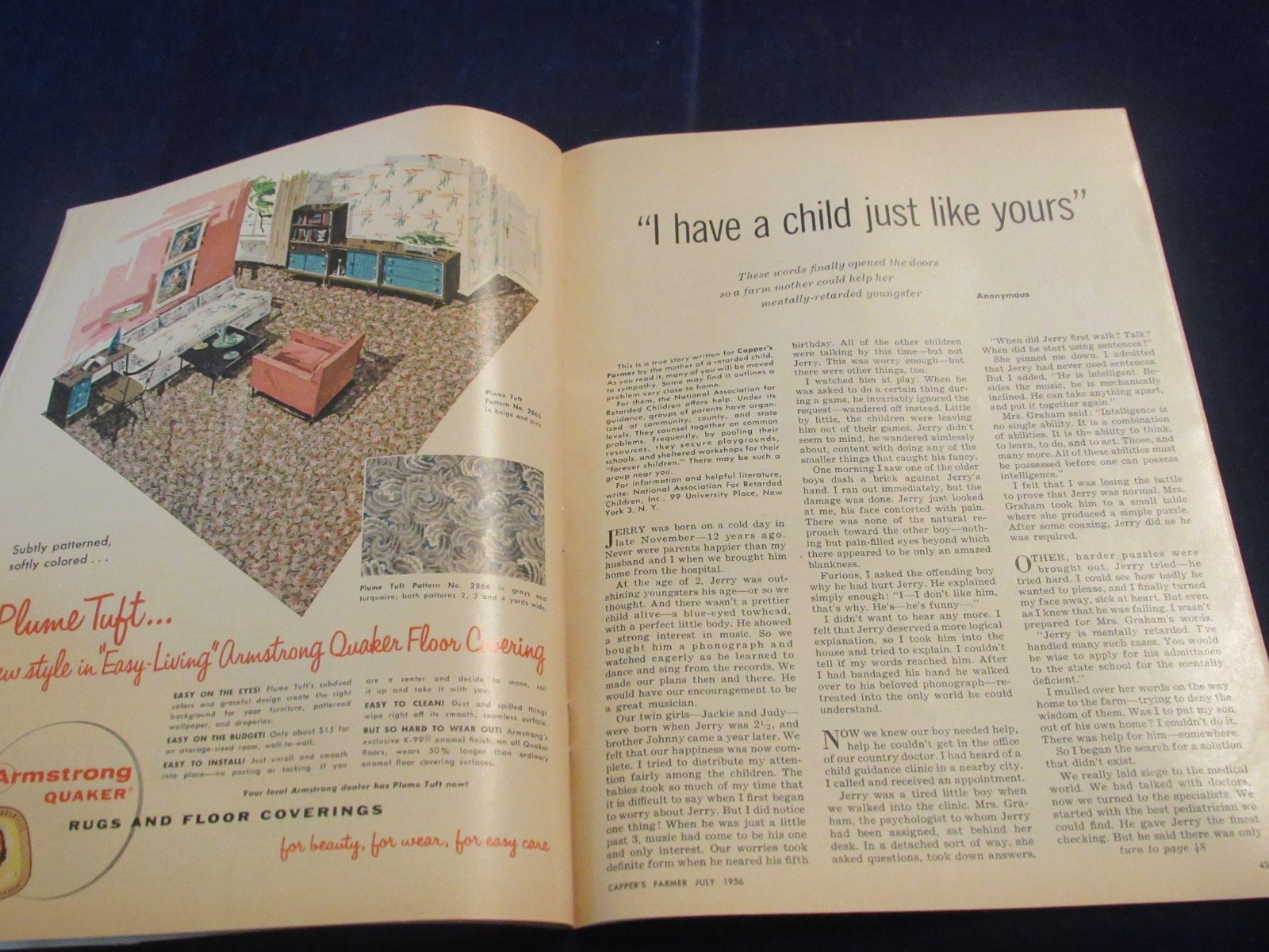 Vintage July 1956 Capper’s Farmer Magazine Machinery & Equipment C584