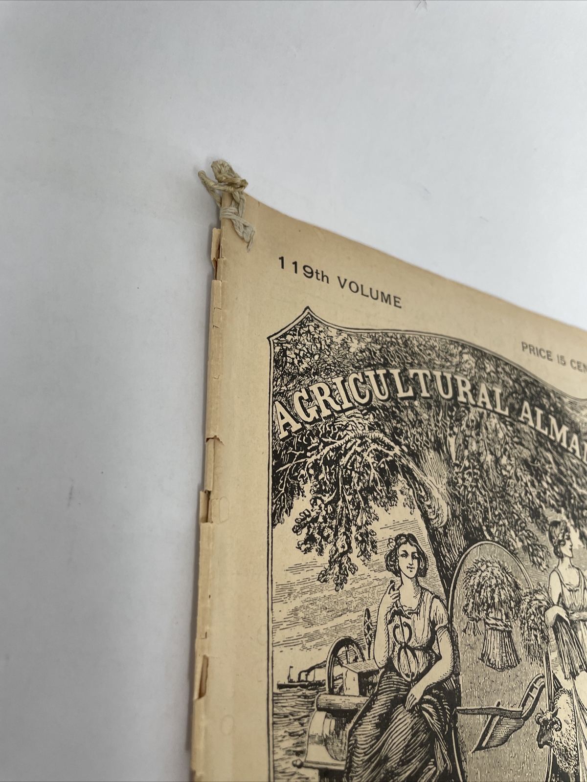 Vintage 1944 John Baers Sons Agricultural Almanac Lancaster Penn Farmers Almanac