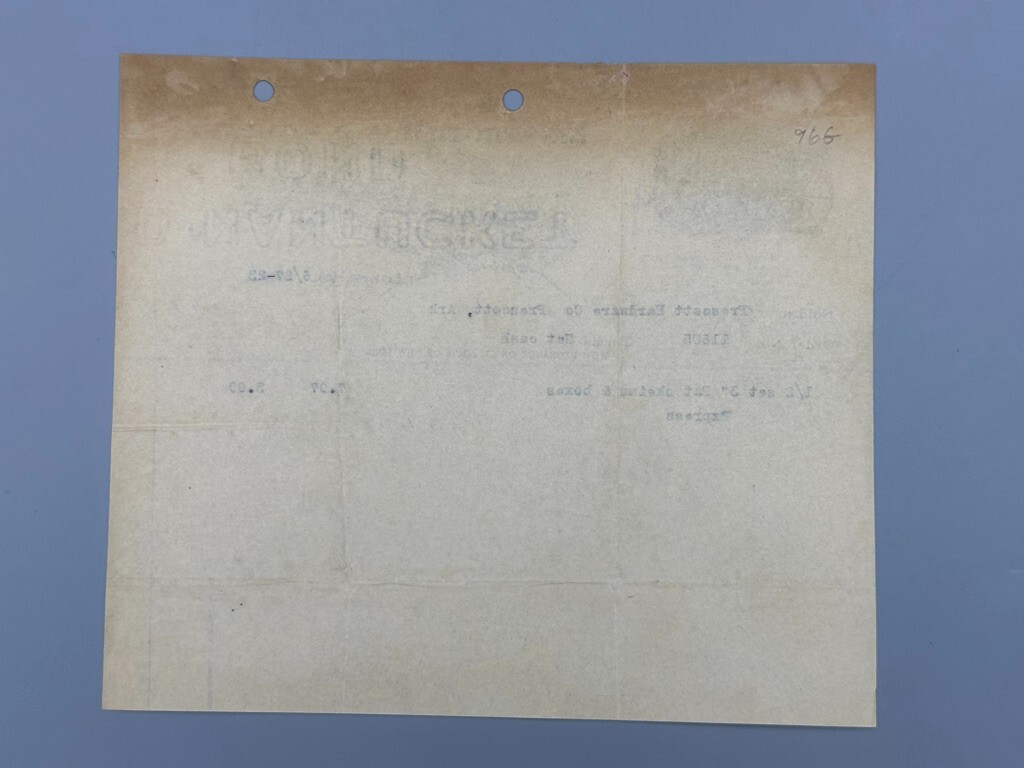 1923 LINSTROTH FARM WAGONS Advertising Illustrated Invoice ST LOUIS