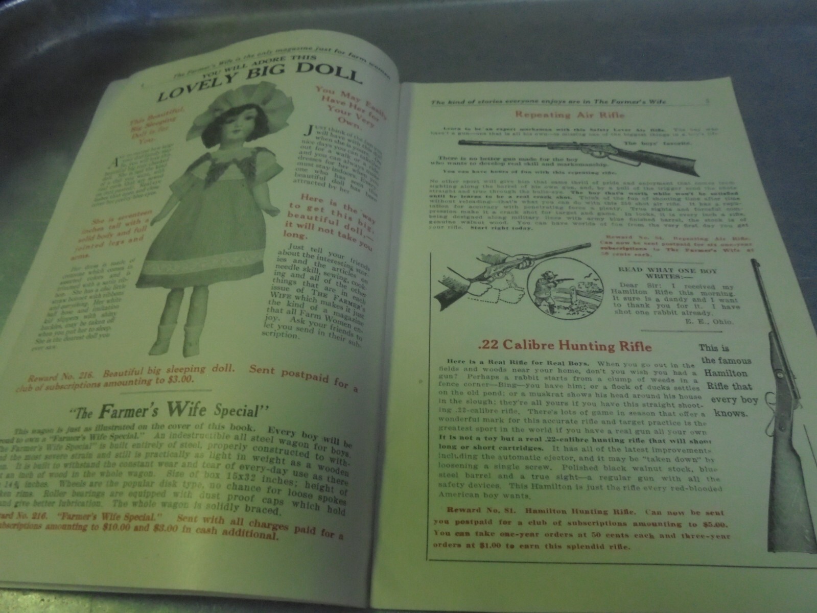 Vintage 1921-22 The Farmer’s Wife Club Raisers’ Gift Book