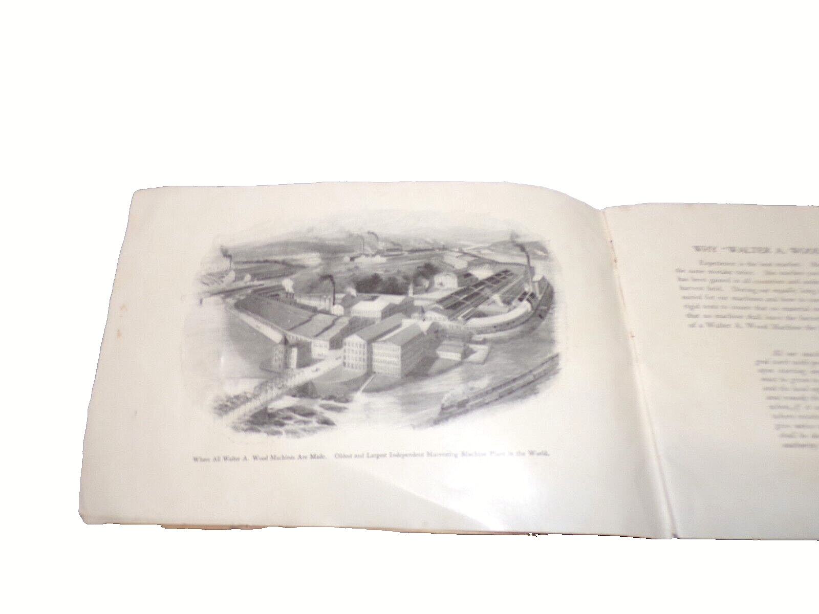 1900’s SALESMAN CATALOG WALTER A. WOOD MACHINES + IMPLEMMENTS HOOSICK FALLS , NY