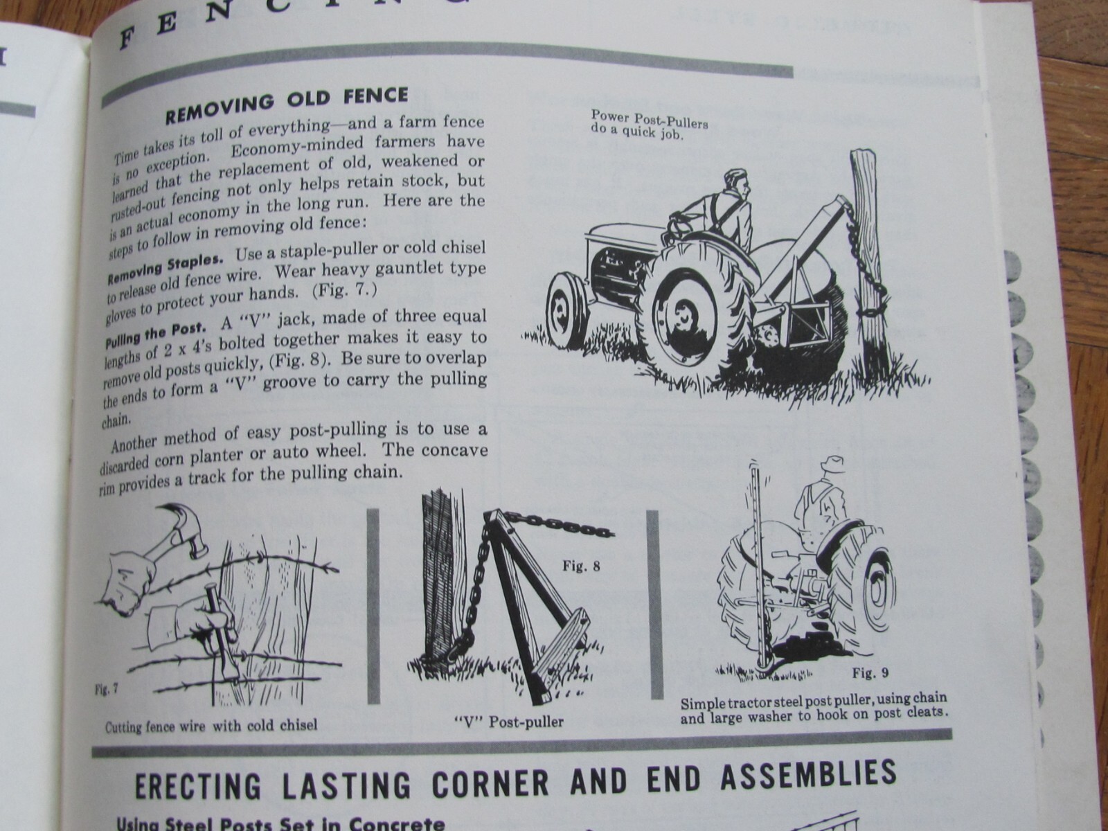 1950’s REPUBLIC STEEL WIRE CO FARM FENCING MECHANICS TIPS BROCHURE