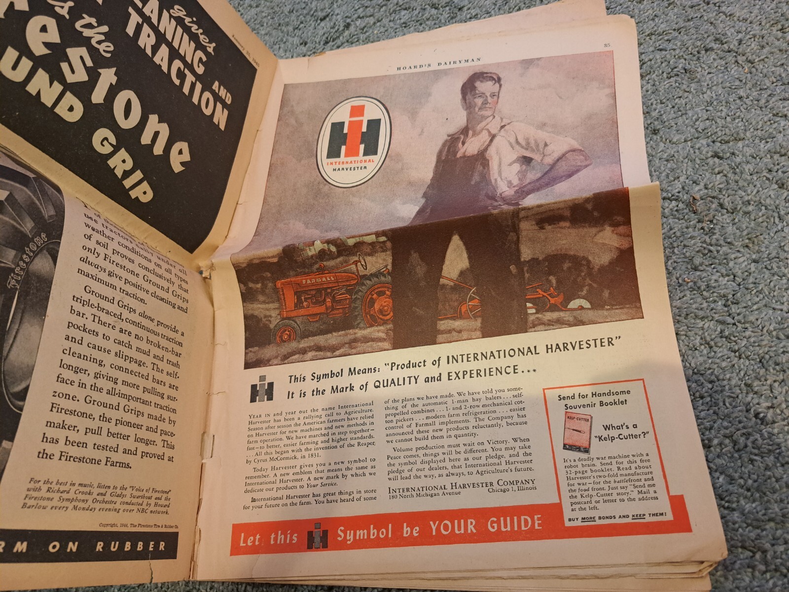 Hoard’s Dairyman Jan. 25 1945 Dairy Farming Newspaper Fort Atkinson