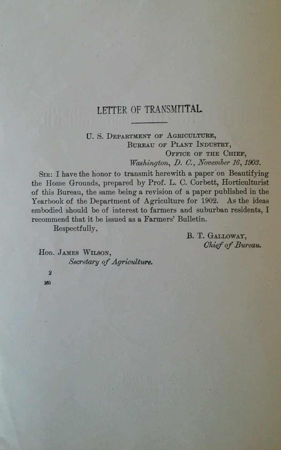 U.S. Department of Ag Vintage 1904 Farmers’ Bulletin #185 Beautify Home Grounds