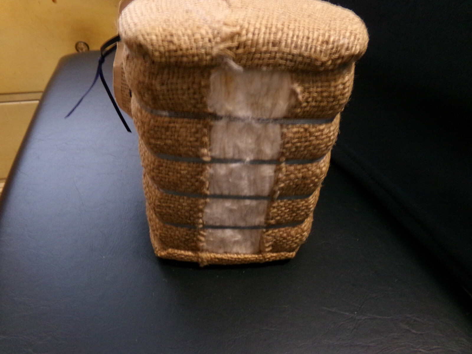 Vintage Cotton Bale Souvenir From Texas – Small Miniature