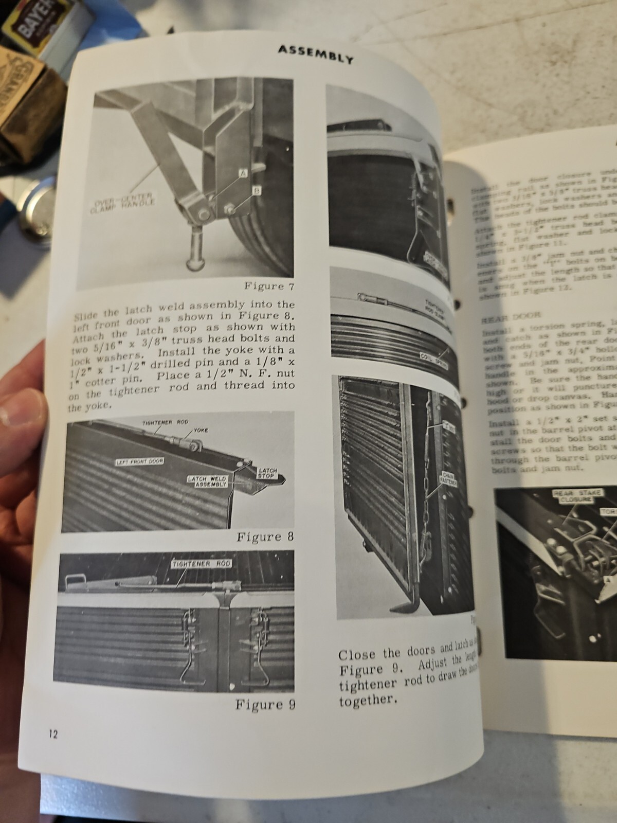 Vintage 1959 New Holland 776 Crop Drying Wagon Assembling Operating Instruction