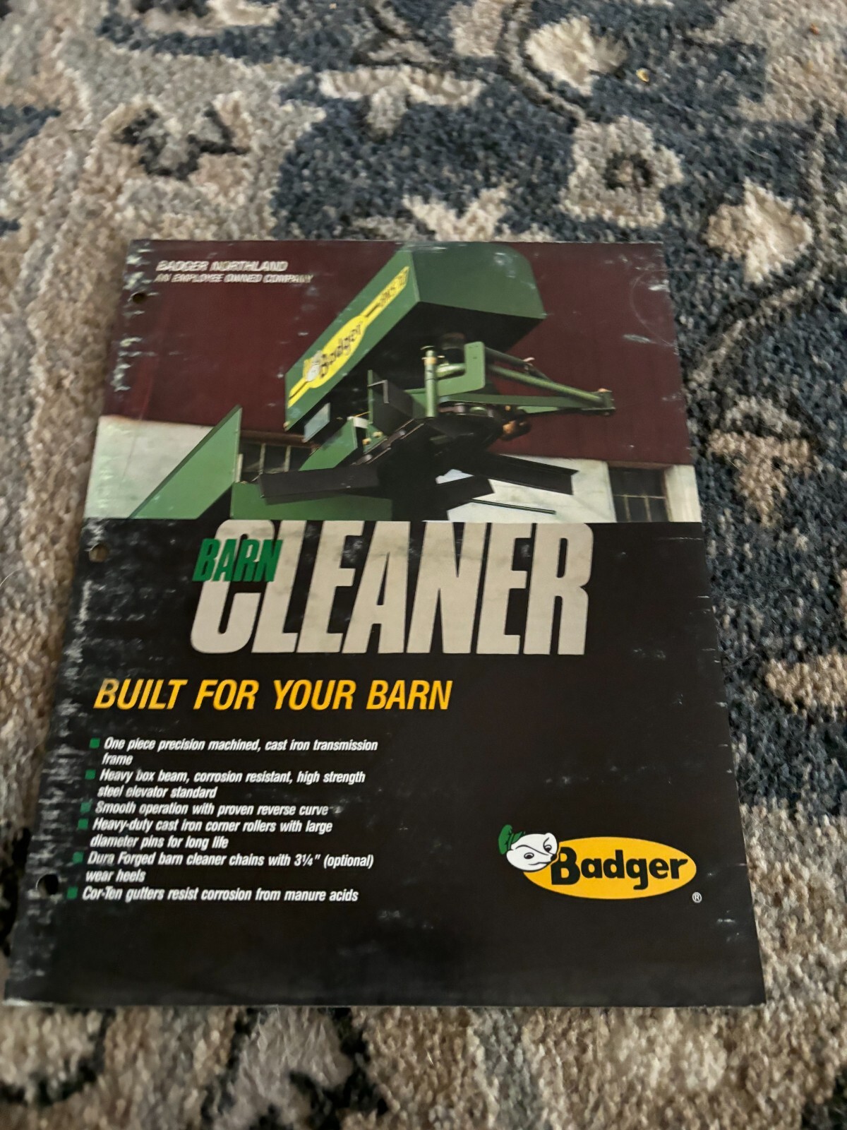 Badger Barn Cleaner Brochure FCCA24