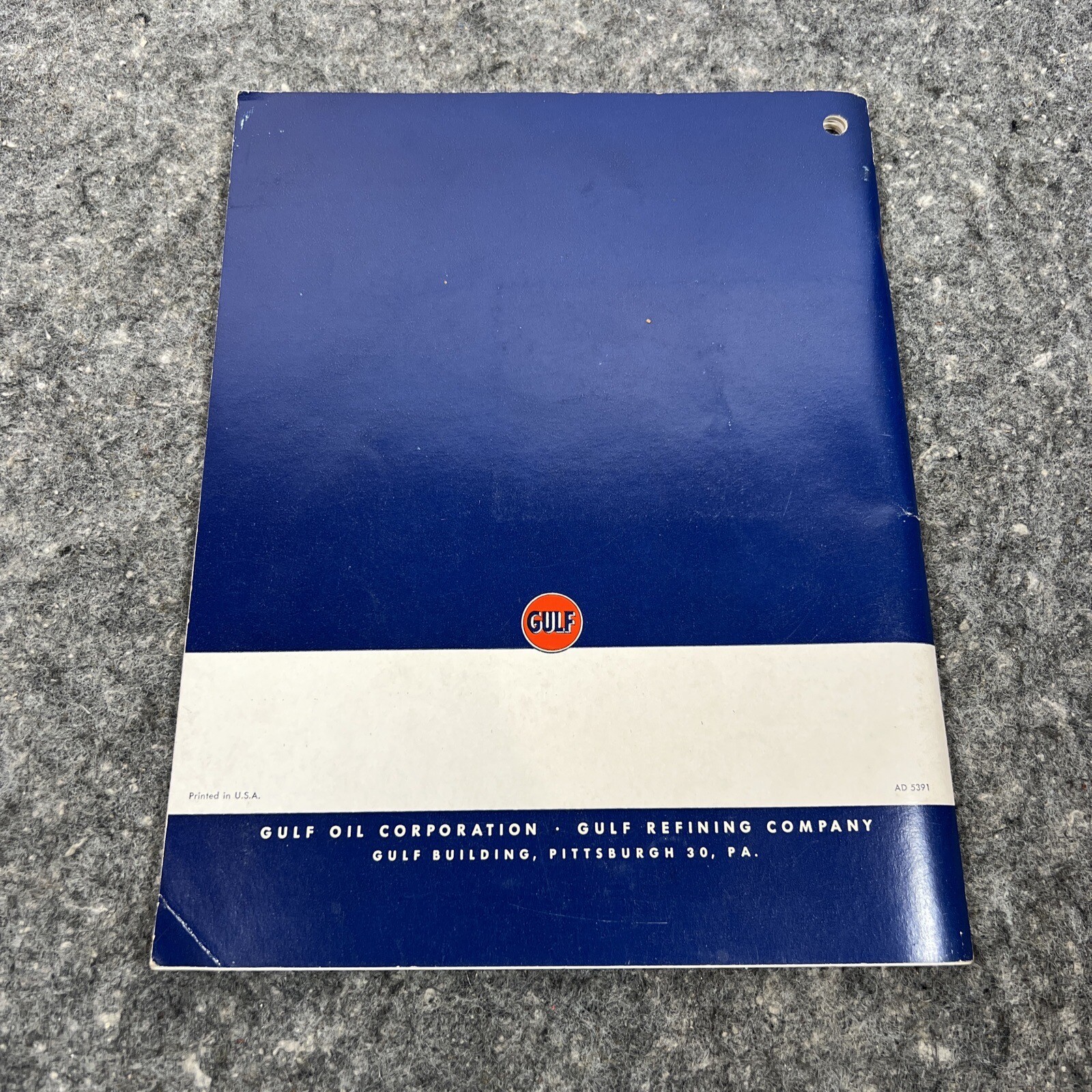 Vintage 1950’s Gulf Oil Corporation FARM Tractor Guide / Maintenance OEM