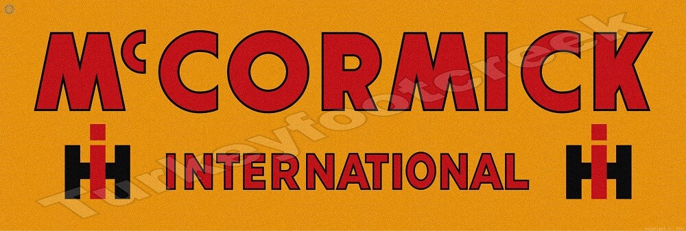 McCormick International 6″ x 18″ Metal Sign