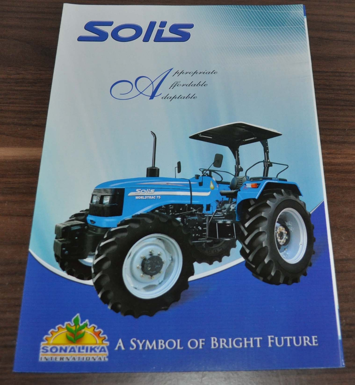 Solis Model Range 2011 EN Tractor India Brochure Prospekt