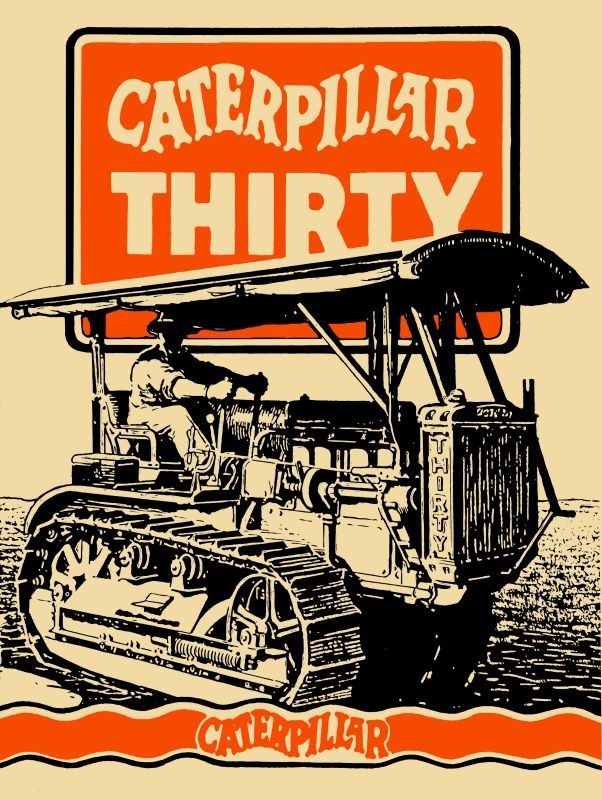 1927 Cat Model Thirty, 30 Tractor NEW METAL SIGN: 12×16″ Free Shipping