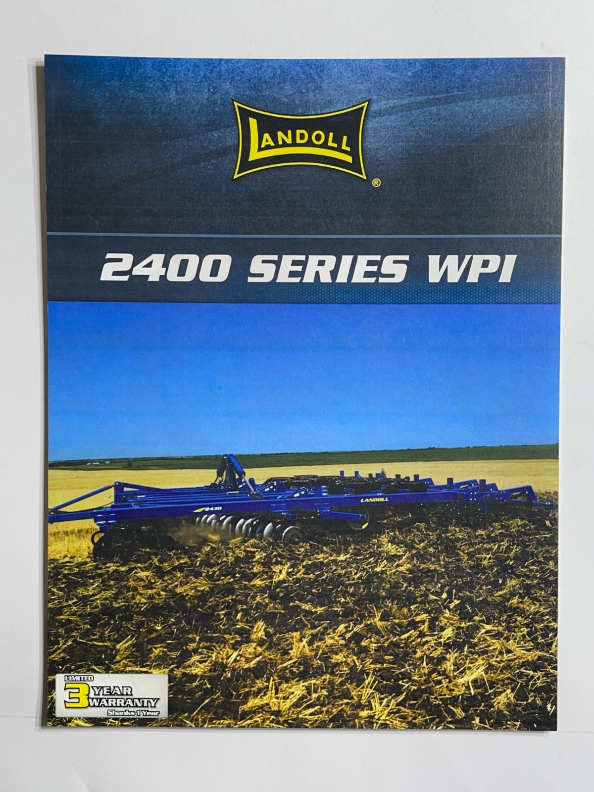 Landoll Model 2400 Series WPI Tillage Sales Brochure *Showroom Sales Page*