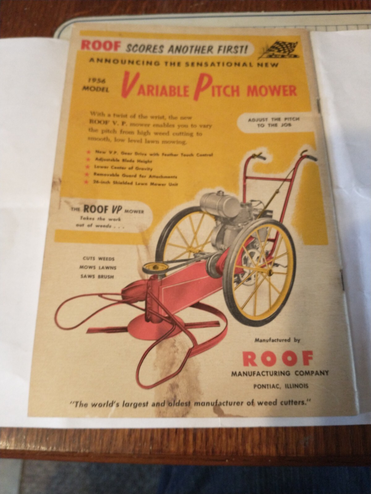 Threshermen’s Reunion 1955 Central States Official Program Pontiac Illinois
