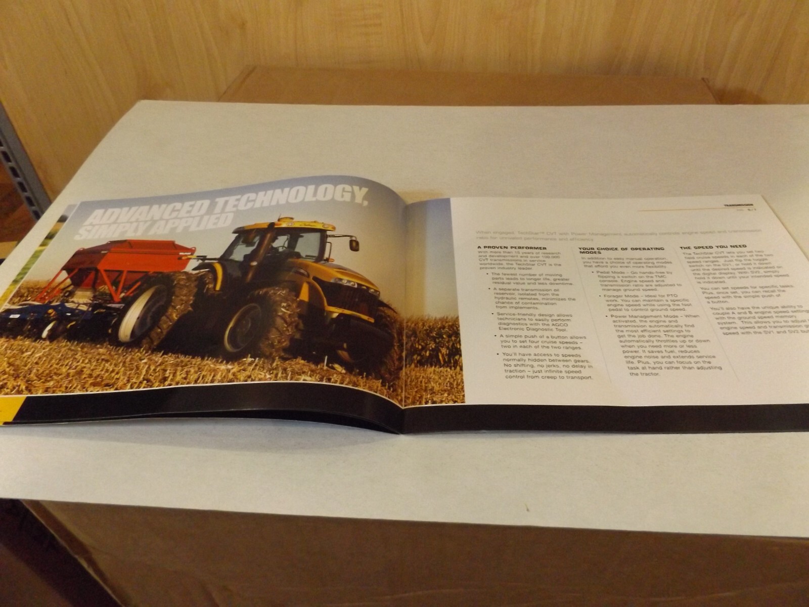 CHALLENGER MT600D SERIES 205-290 PTO HP TRACTOR, LIT # CH10B002DS 2011