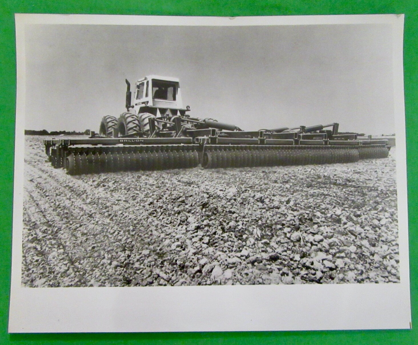 Vintage Brillion 30′ Pulvi- Mulcher 8″ x 10″ Black & White Photo (Original)