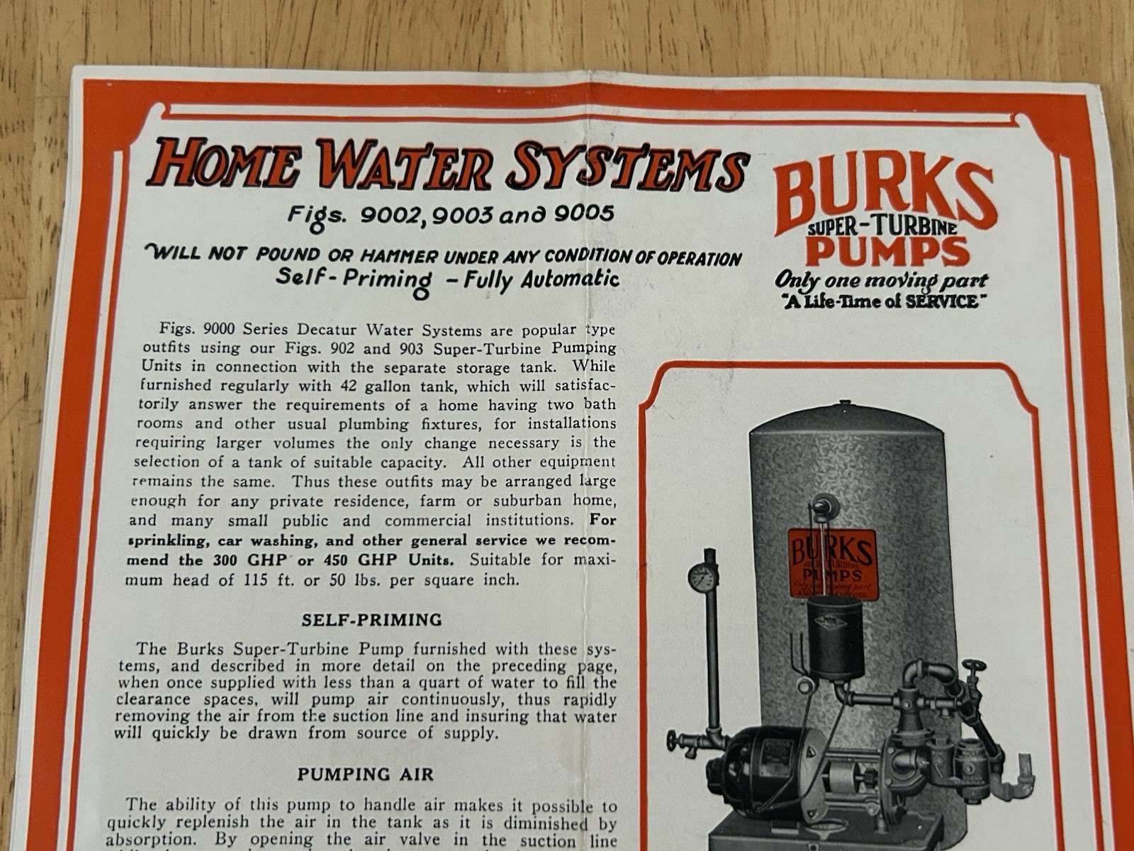 1929 Decatur Pump Company Catalog No 84C