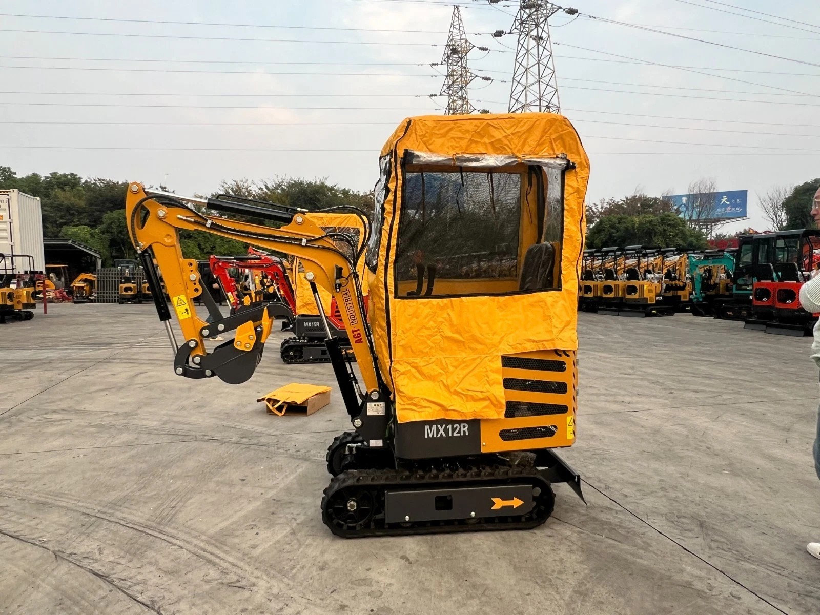 AGT Mini Excavator Outer Cover Protective Cover Rainproof Excavator clothing