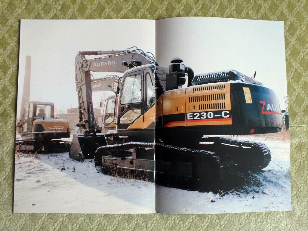 ZAUBERG E160-C – E370-C Crawler Excavators Construction Equipment Brochure 2023