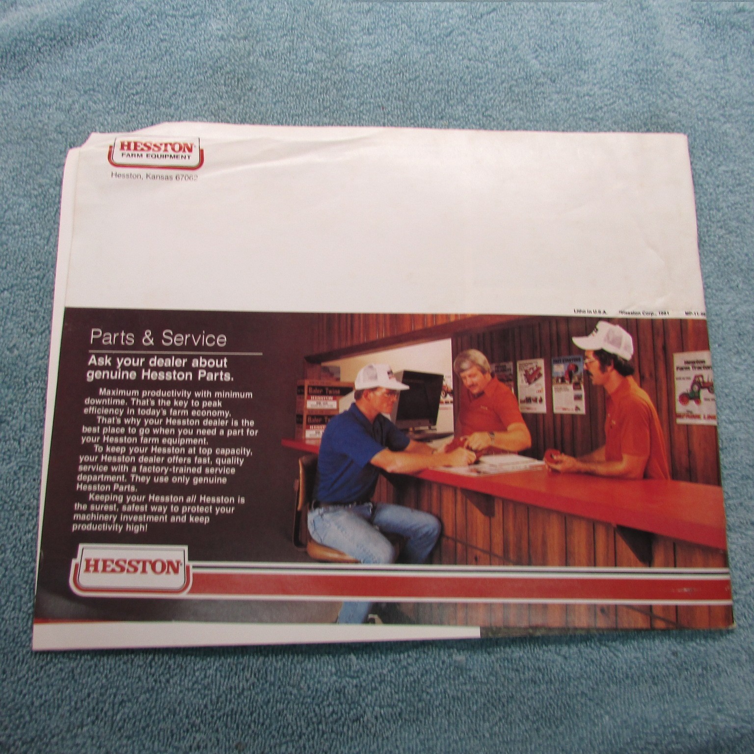Hesston Farm Equipment Brochure / Catalog Prime Line
