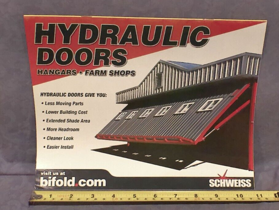 Schweiss Hydraulic Doors for Hangers, Farm Shops Sales Brochure