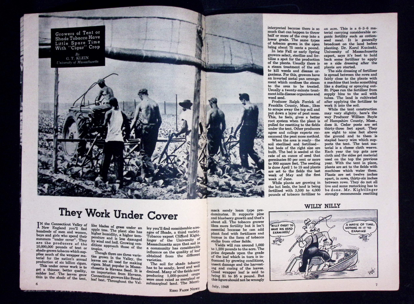 ESSO Farm News Magazine July 1948 Vintage Advertising Farming Publication