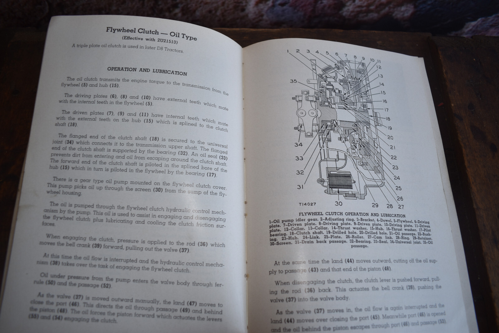 1950s Caterpillar Servicemen’s Reference Book for D8 Tractor Repair Manual